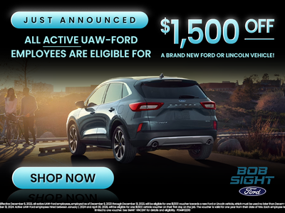 $1,500 Off New Ford or Lincoln for UAW Employees!