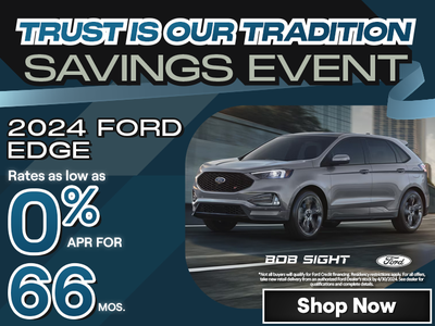 2024 Ford Edge: 0% APR for 66 Months!